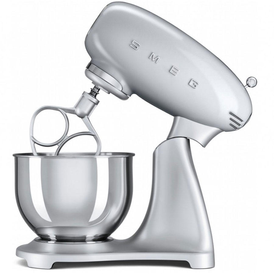 Smeg SMF01SVUK Silver Retro Stand Mixer