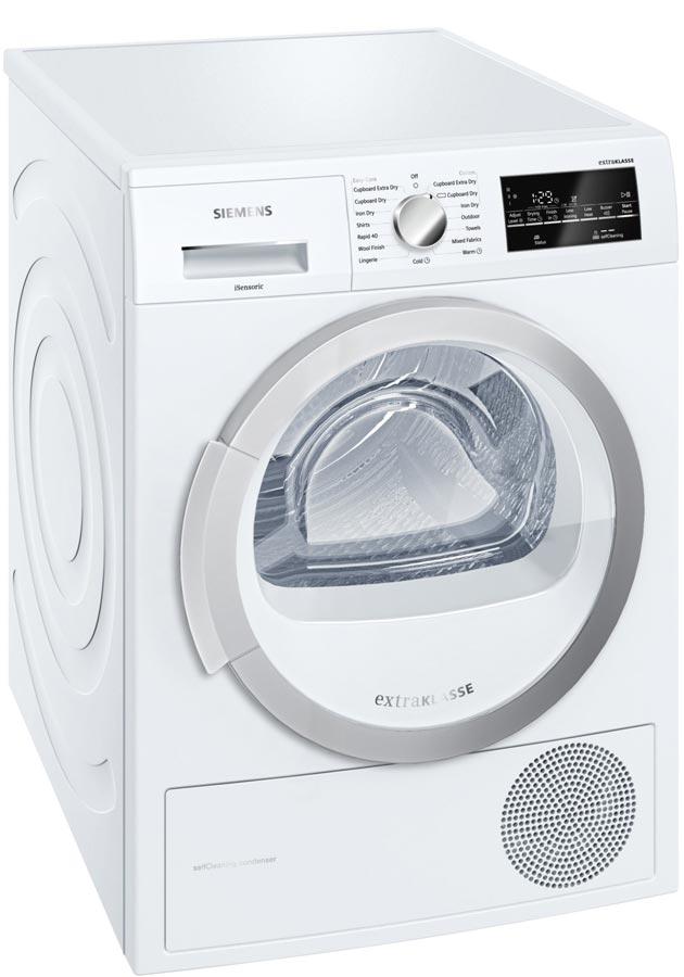 Siemens WT46W490GB 9Kg Heat Pump Condenser Tumble Dryer