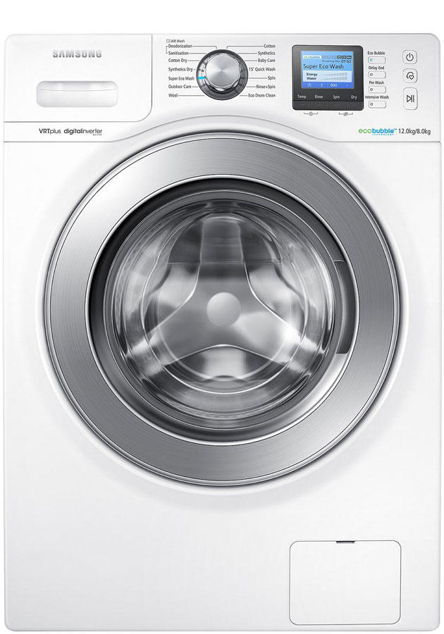Samsung WD12F9C9U4W 12Kg 1400 Spin Washer Dryer