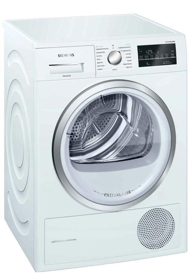 Siemens iQ500 WT46W491GB 9Kg Heat Pump Condenser Tumble Dryer