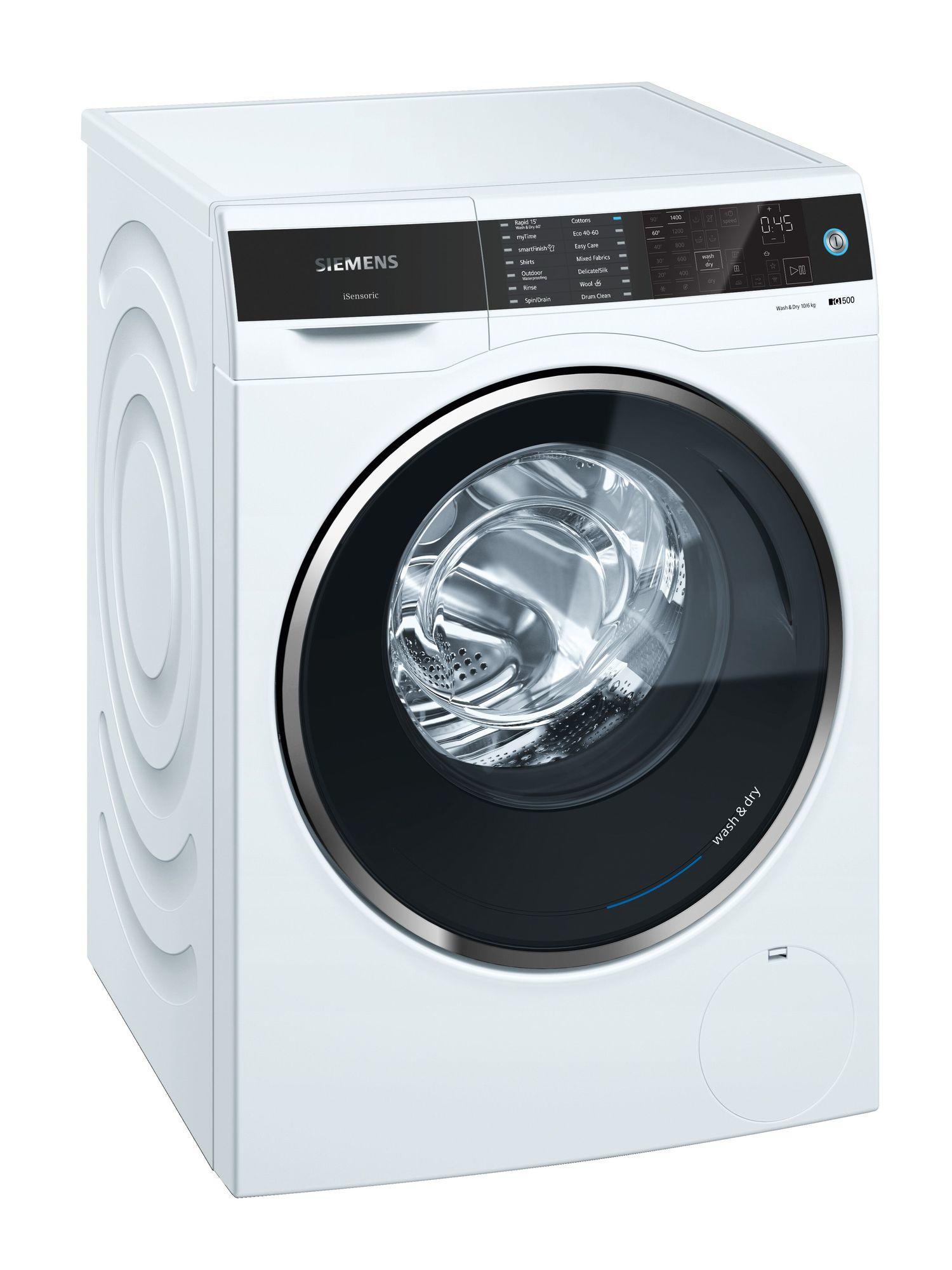 Siemens iQ500 WD14U521GB 10Kg Wash 6Kg Dry 1400 Spin Washer Dryer | White