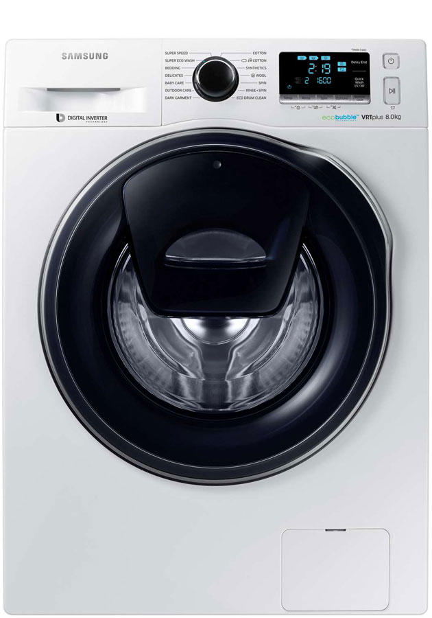 Samsung WW80K6610QW 8Kg 1600 Spin AddWash Washing Machine