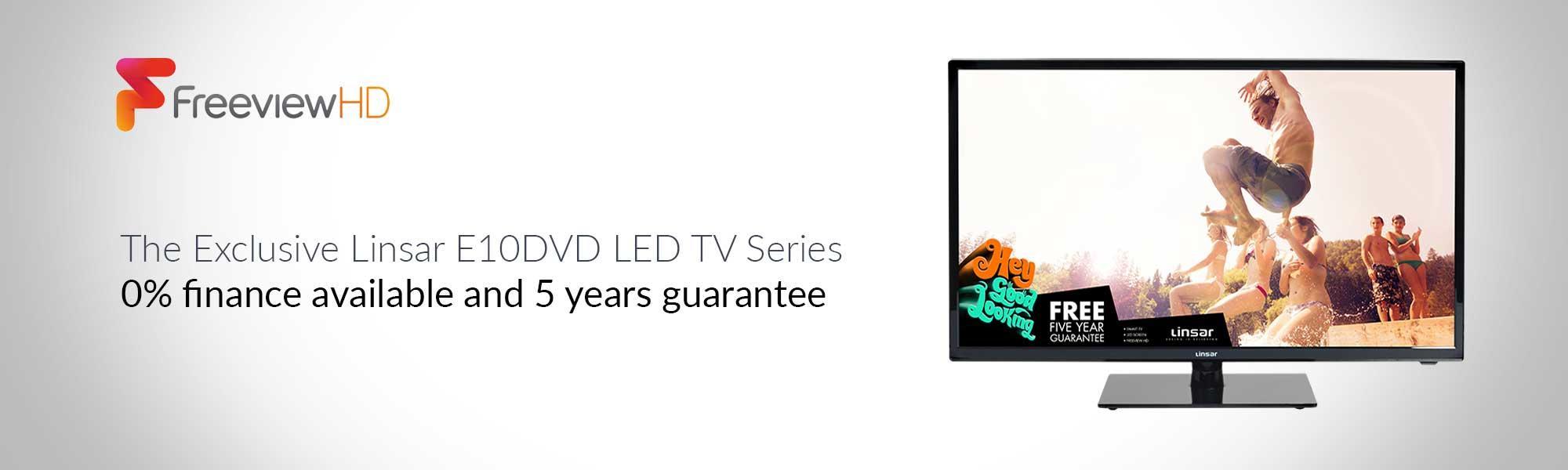 Linsar 32E10DVD 32 inch Full HD Freeview HD LED TV With DVD