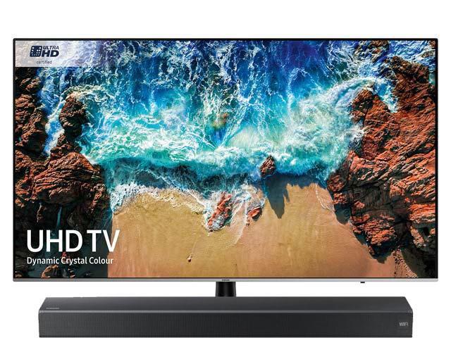 Samsung Bundle: UE65NU8000 TV + HW-MS550 Soundbar