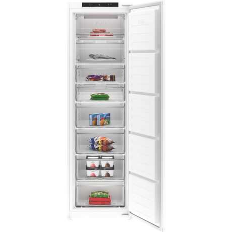 Click to view product details and reviews for Fnt3454i 54cm 220 Litre 15c Integrated Frost Free Tall Freezer White.