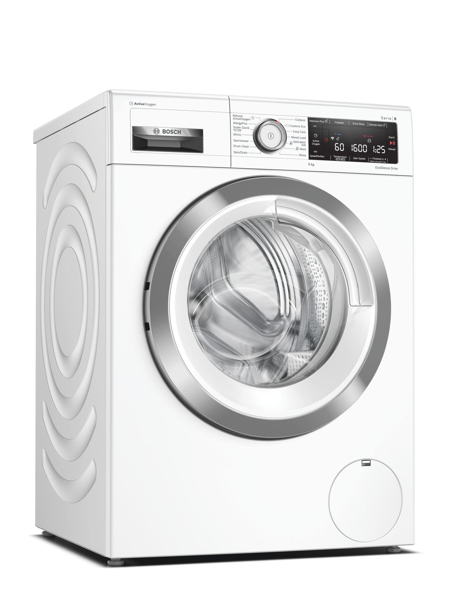 Bosch Serie 8 WAX32LH9GB 9Kg 1600 Spin A+++ i-DOS Washing Machine | White