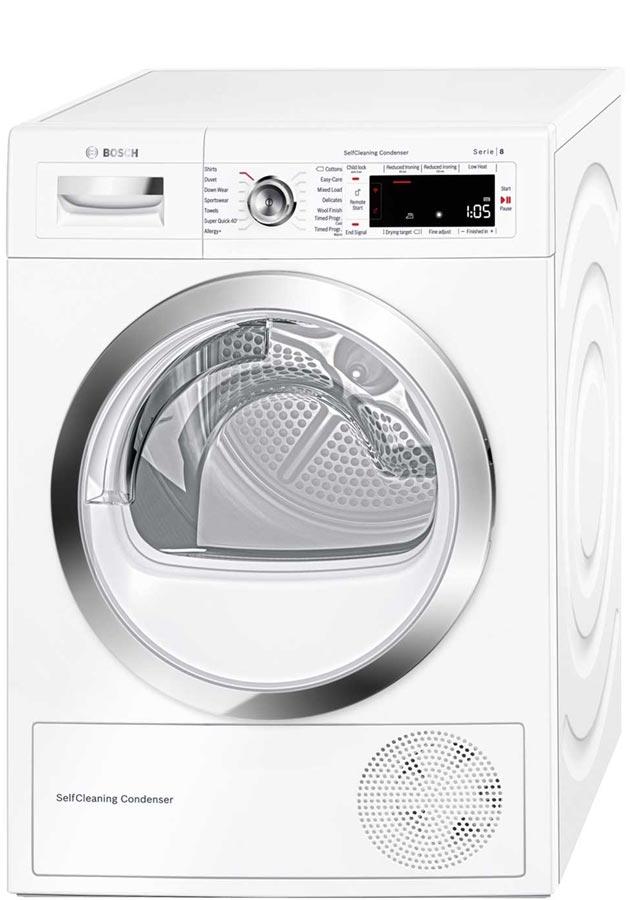 Bosch WTWH7560GB 9Kg Heat Pump Condenser Tumble Dryer