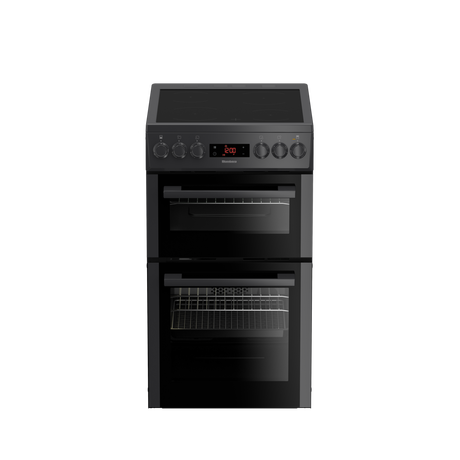 Click to view product details and reviews for Hks951n 50cm Double Oven Electric Cooker With Ceramic Hob Anthracite.