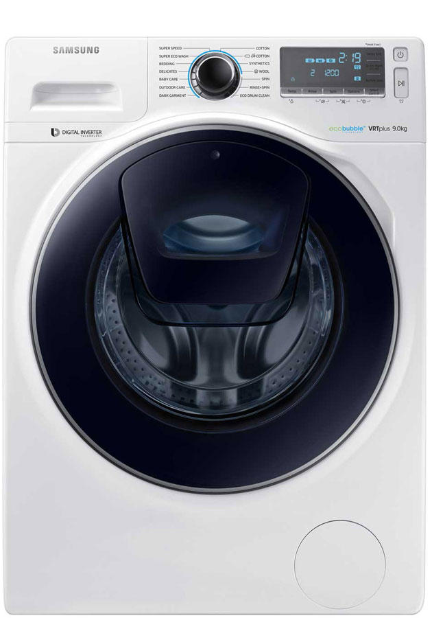 Samsung WW90K7615OW 9Kg 1600 Spin AddWash Washing Machine