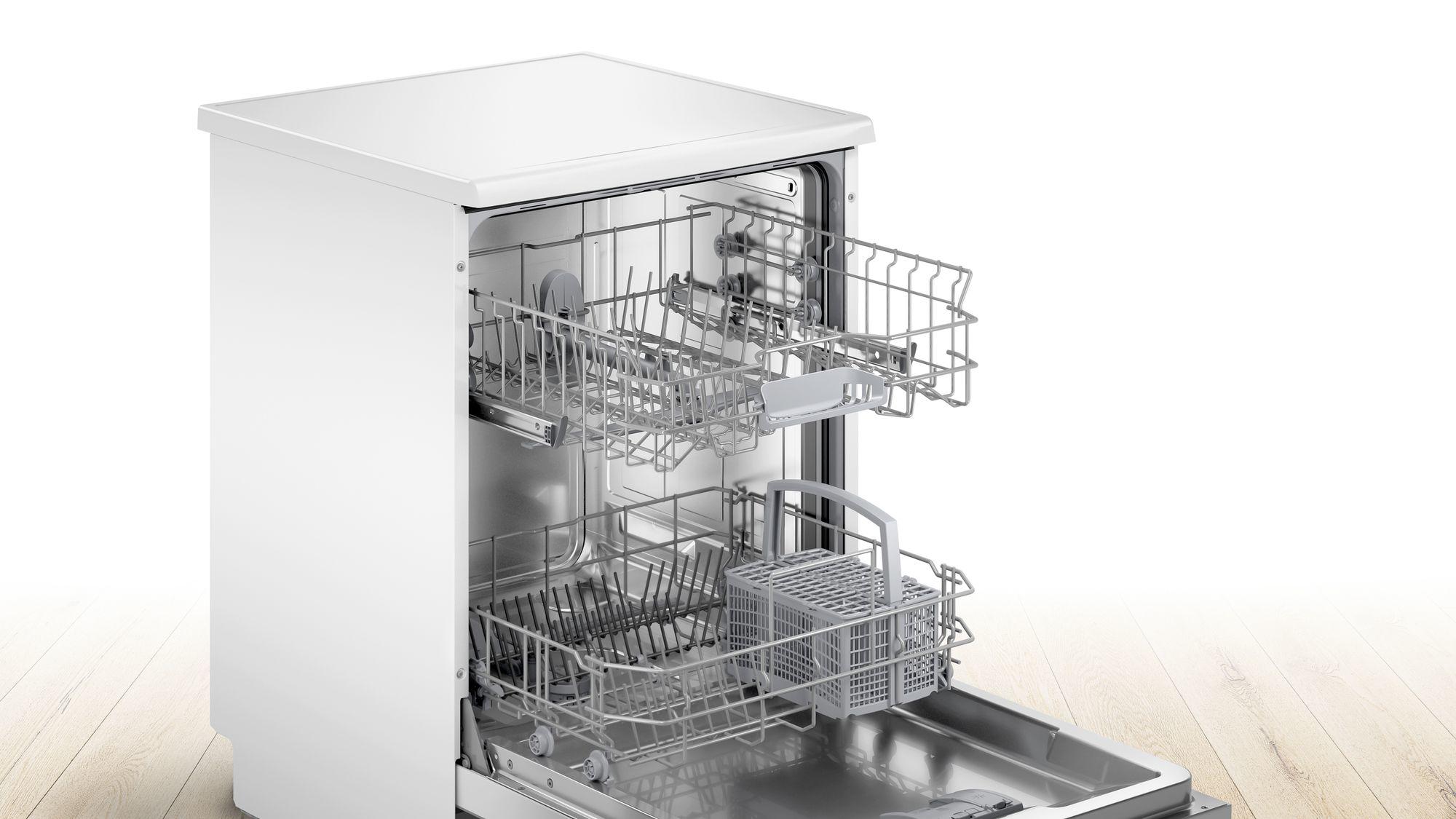 Bosch Serie 2 SGS2HKW66G 60cm Standard Dishwasher | White