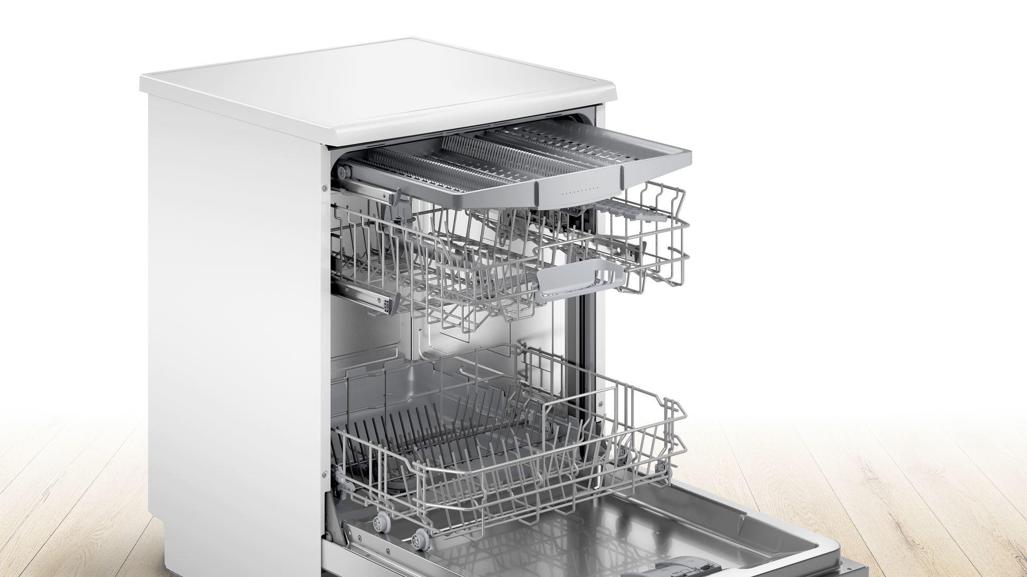 Bosch Serie 2 SGS2HVW66G 60cm Standard Dishwasher | White