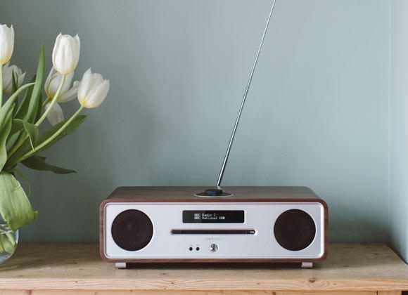 Ruark Audio R4 MK3 CD, DAB, Bluetooth Music System - Rich Walnut