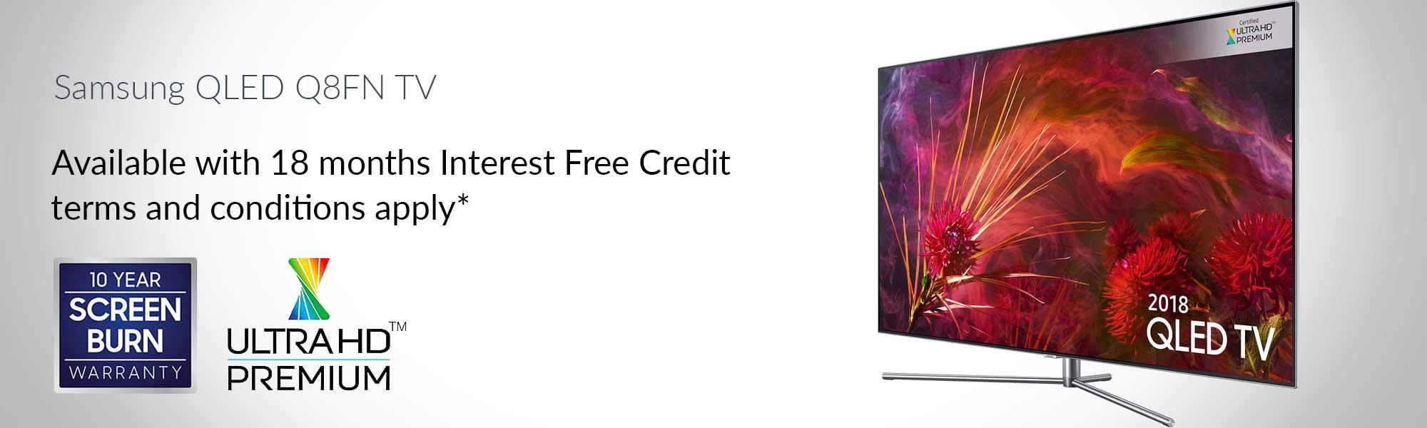 Samsung QE65Q8FN 65 inch QLED Ultra HD Premium HDR 1500 Smart TV