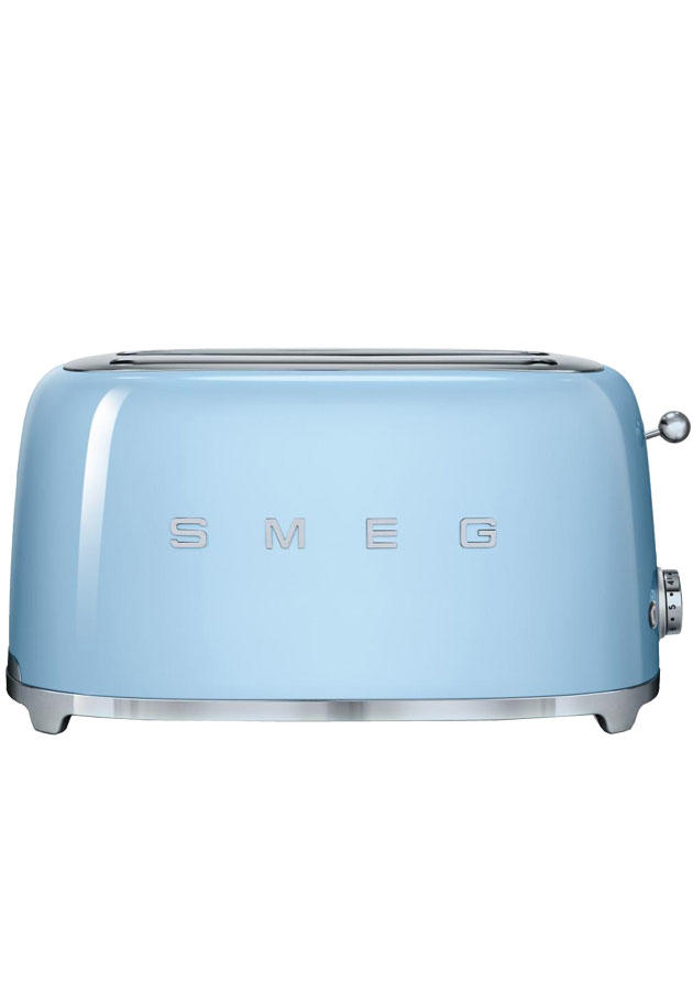Smeg TSF02PBUK Retro 4 Slice Toaster - Pastel Blue