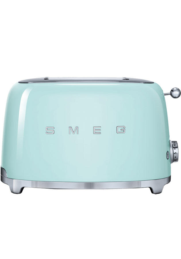 Smeg TSF01PGUK Retro 2 Slice Toaster - Pastel Green