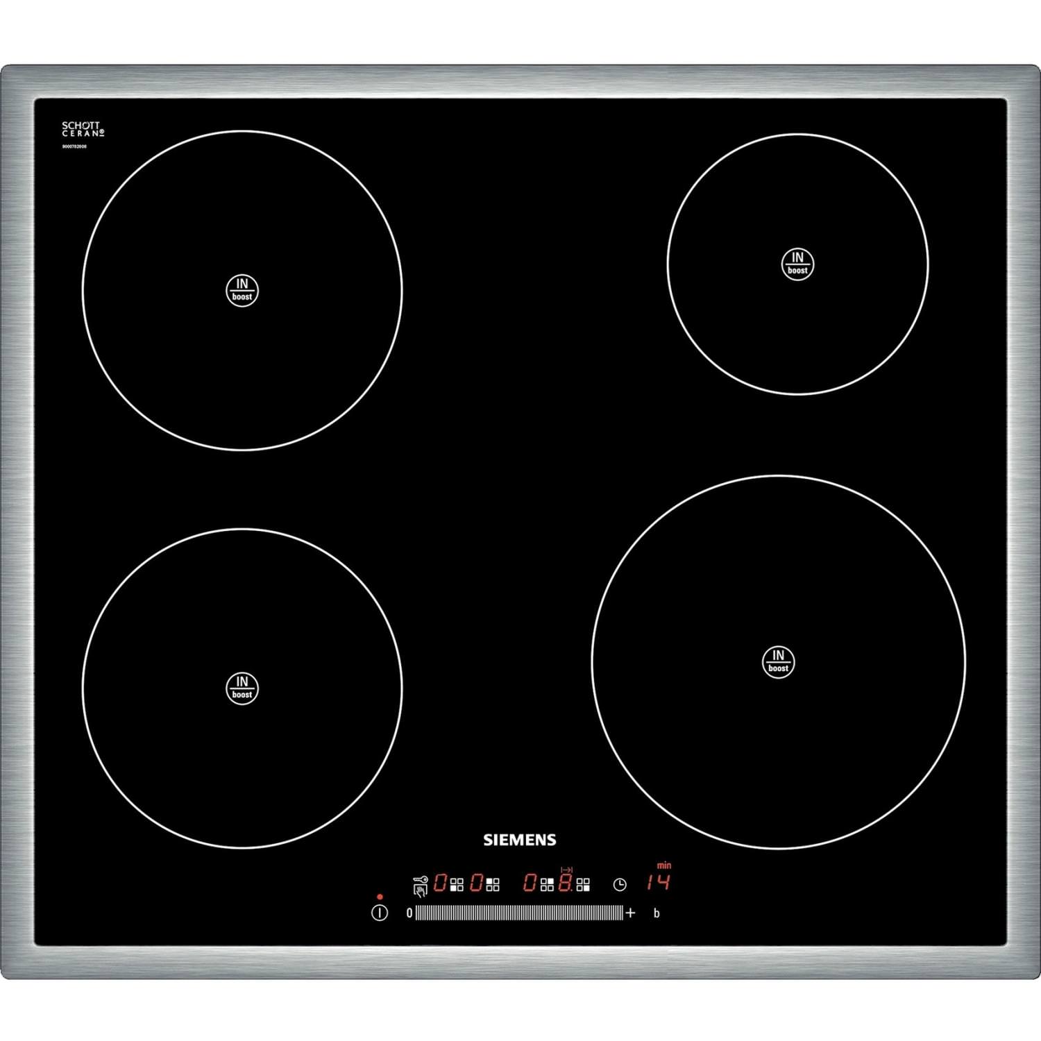 Siemens EH645FE17E 60cm 4 Zone Induction Electric Hob