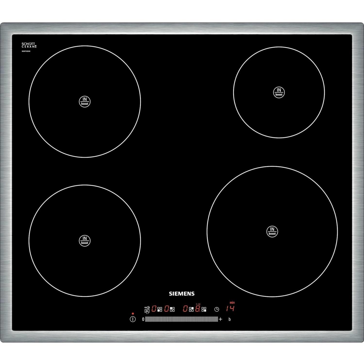 Siemens EH645FE17E 60cm 4 Zone Induction Electric Hob
