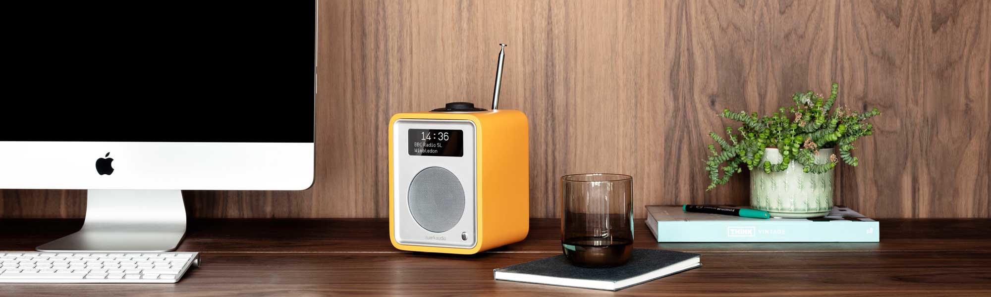 Ruark Audio R1 Mk3 DAB Digital Radio in Burnt Saffron - Limited Edition