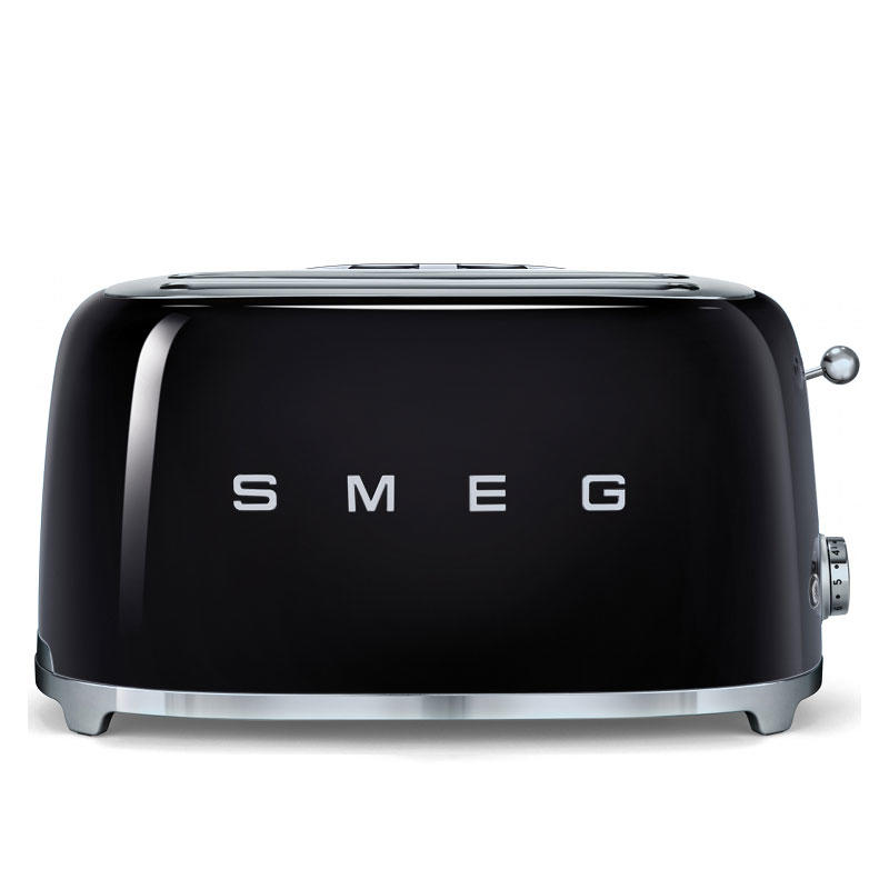 Smeg TSF02BLUK Retro 4 Slice Toaster - Black