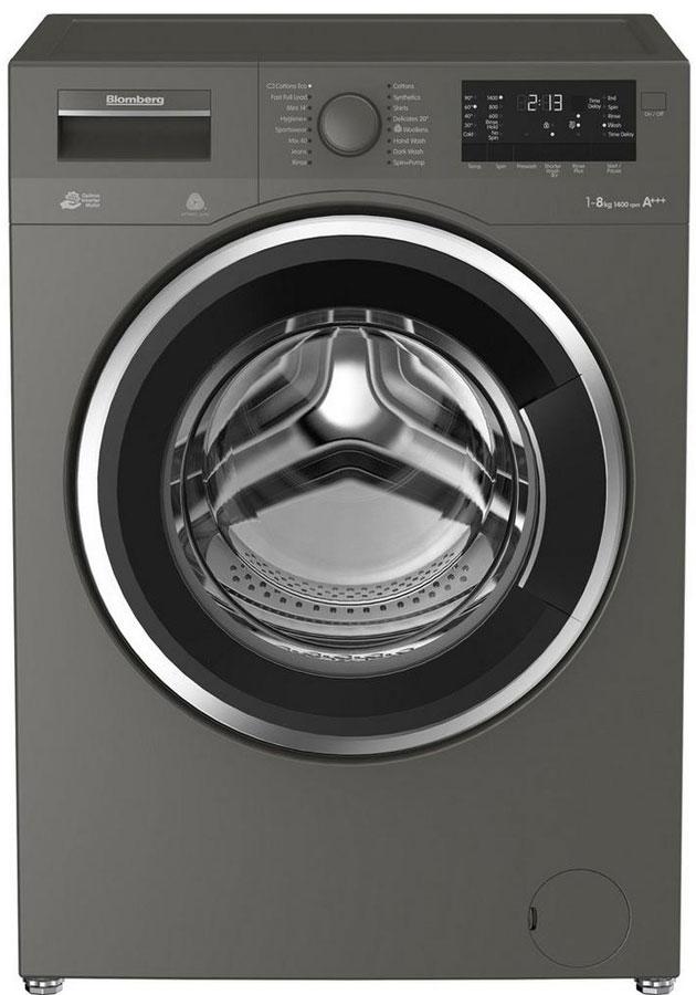 Blomberg LWF28442G 8kg 1400 Spin A+++ Washing Machine - Graphite
