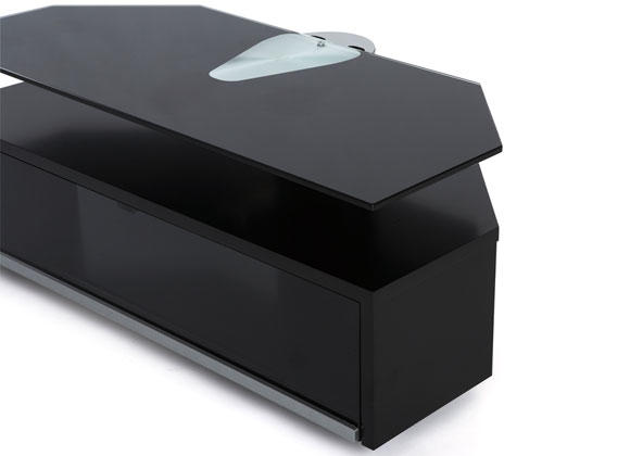 Off The Wall Duo 1000 TV Cabinet Stand Black