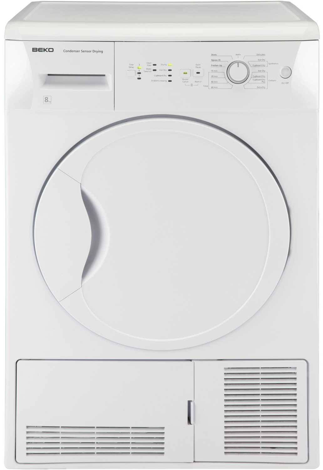 Beko DCSC821W 8Kg Condenser Tumble Dryer