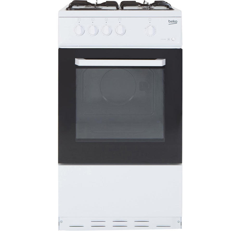Beko BCSG50W 50cm 55ltr Single oven gas cooker