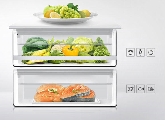 Samsung RS7567BHCSL 532 Litre American Fridge Freezer