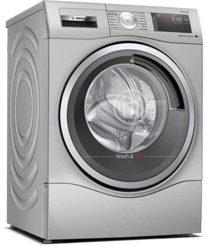 Bosch Serie 8 WDU8H549GB 10Kg Wash 6Kg Dry 1400 Spin Home Connect Washer Dryer | Silver