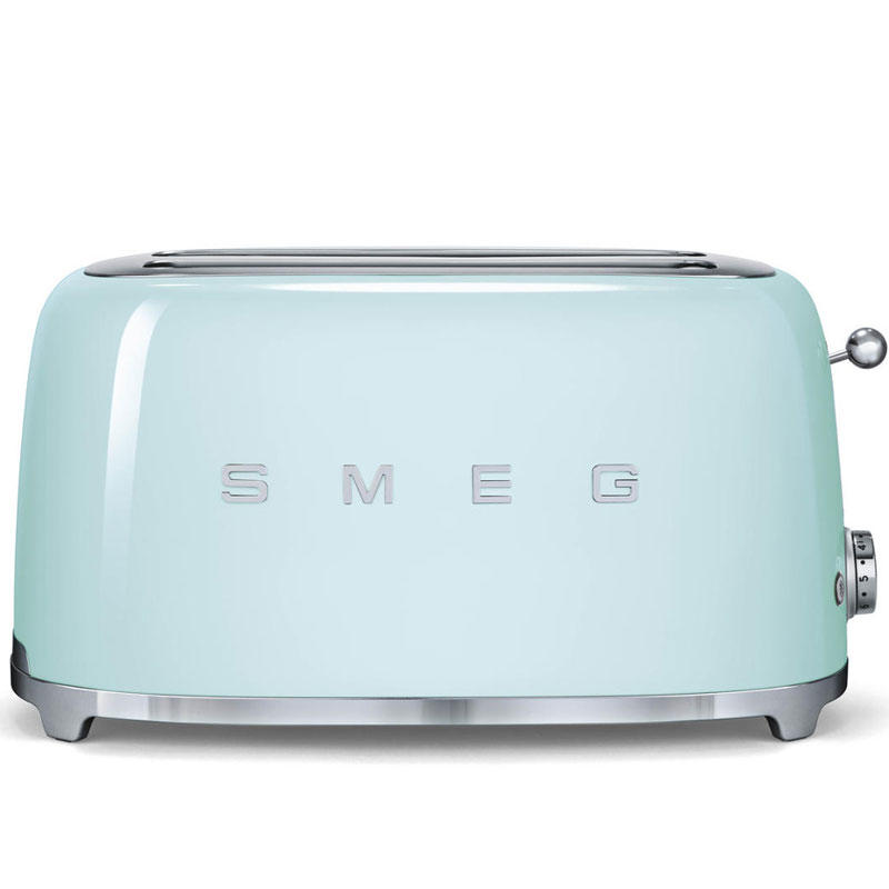 Smeg TSF02PGUK Retro 4 Slice Toaster - Pastel Green