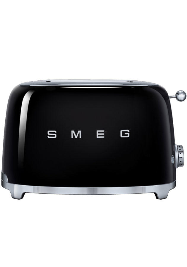 Smeg TSF01BLUK Retro 2 Slice Toaster - Black