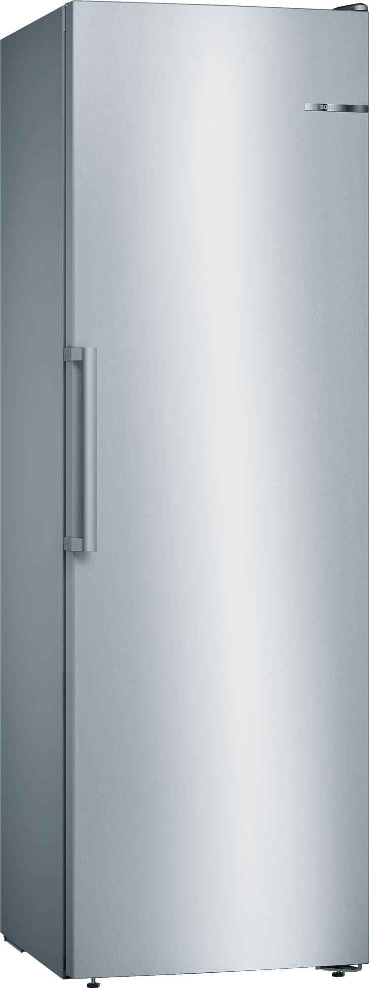 Click to view product details and reviews for Serie 4 Gsn36vlfpg 60cm 242 Litre Frost Free Tall Single Door Freezer Silver Inox.