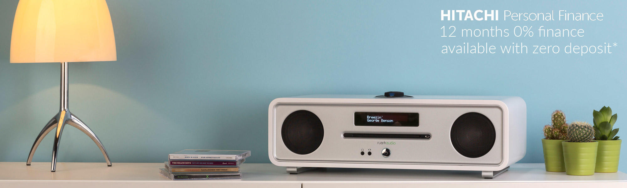 Ruark Audio R4 MK3 CD, DAB, Bluetooth Music System - Soft White