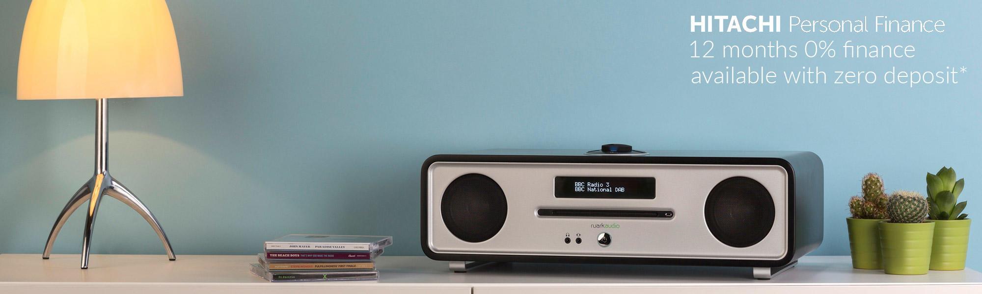 Ruark Audio R4 Mk3 Integrated Music System CD, DAB in Soft Black Lacquer