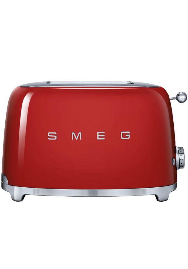 Smeg 50's Retro TSF01RDUK 2 Slice Toaster in Red