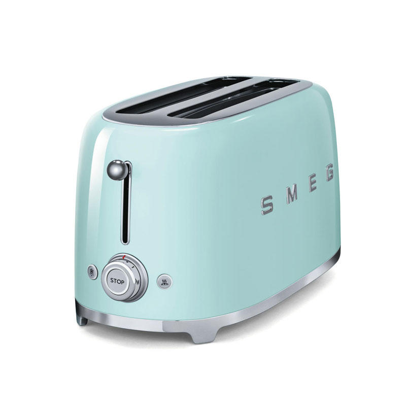 Smeg TSF02PGUK Retro 4 Slice Toaster - Pastel Green