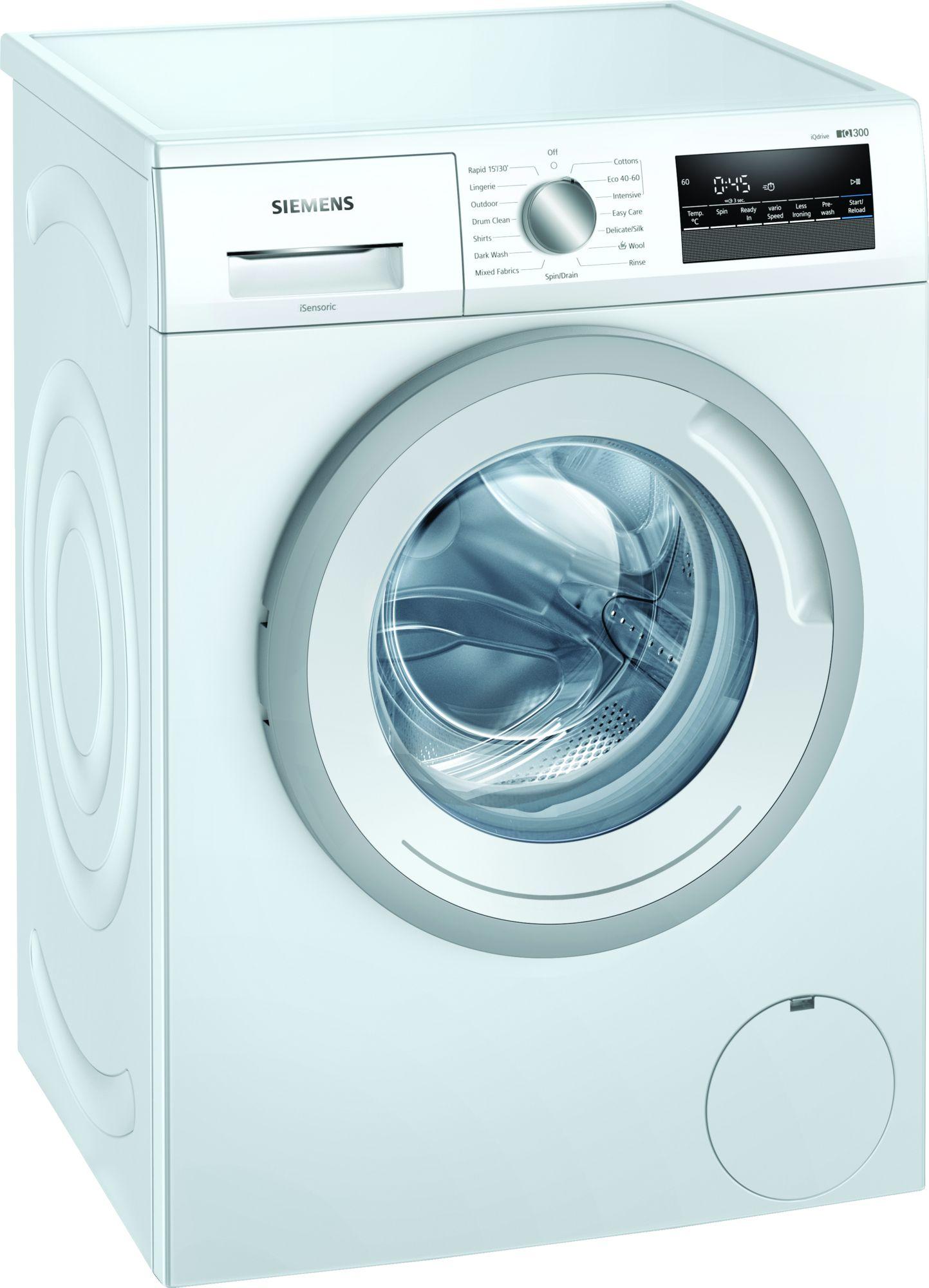 Siemens iQ300 WM12N202GB 8Kg 1200 Spin A+++ Washing Machine | White