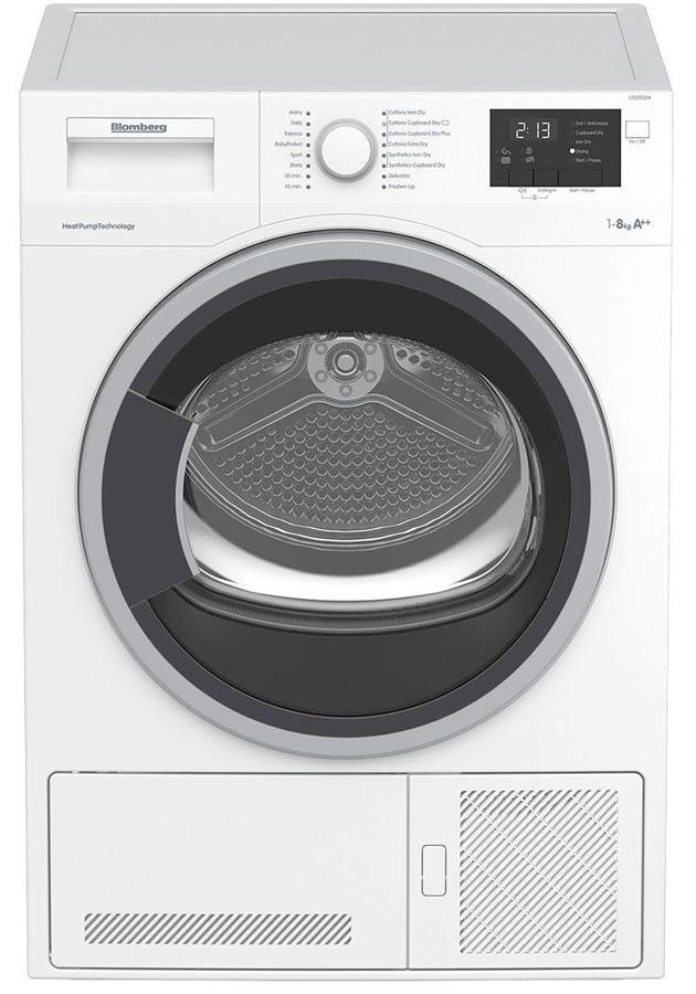 Blomberg LTS2832W 8kg Condenser Tumble Dryer with Heat Pump Technology