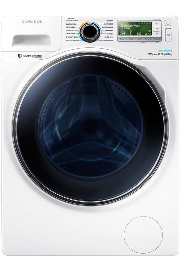 Samsung WD12J8400GW 12Kg 1400 Spin Washer Dryer