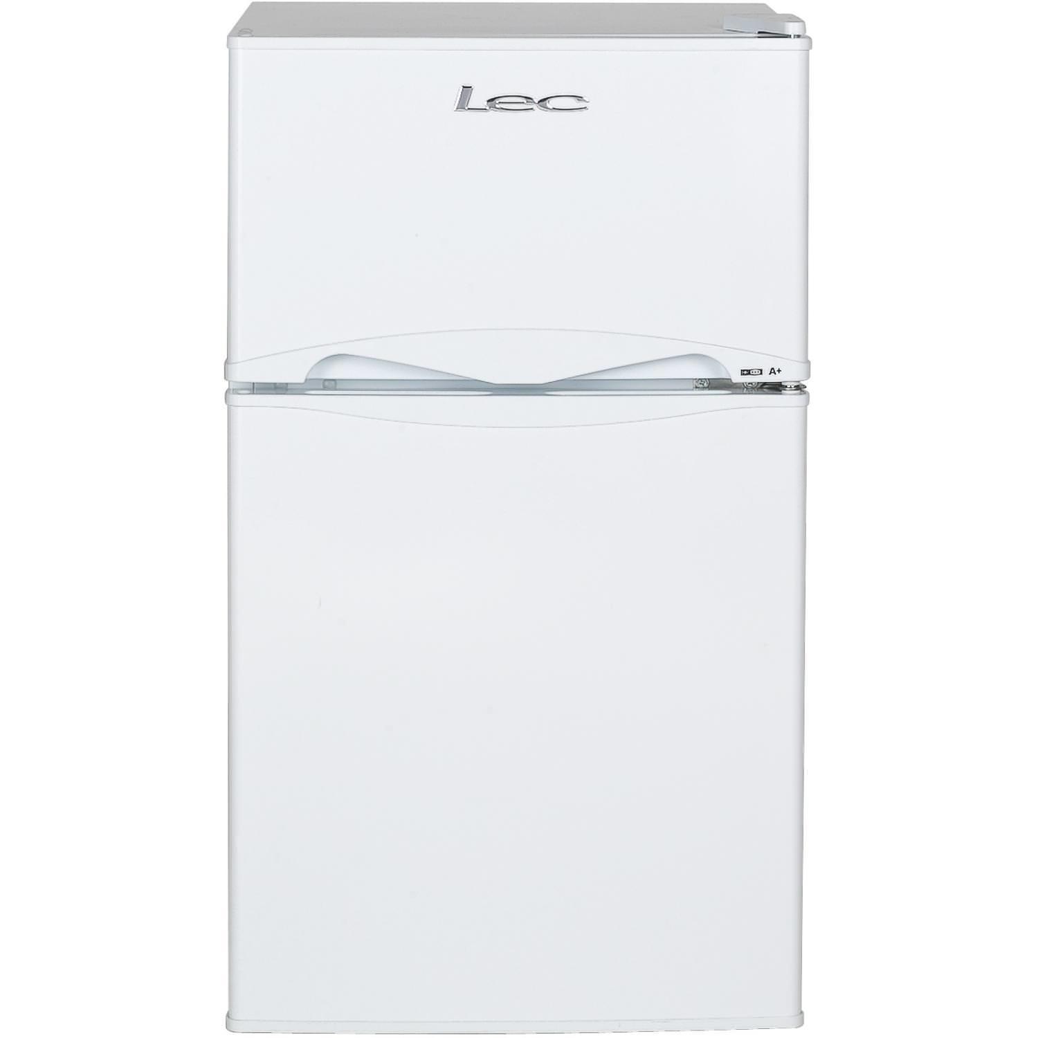 LEC T50084W 87 Litre Auto Defrost Under Counter Fridge Freezer