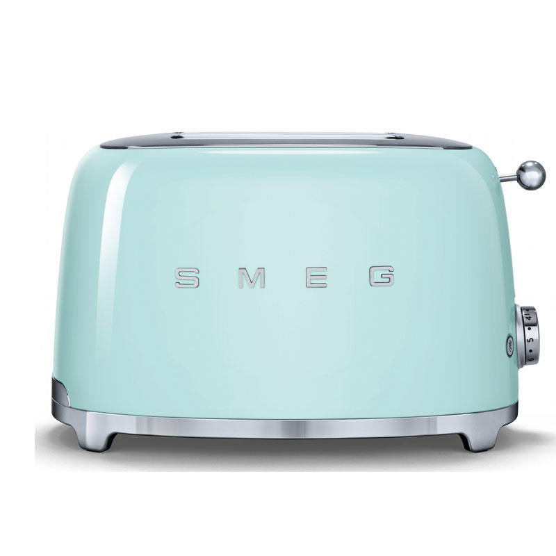 Smeg TSF01PGUK Retro 2 Slice Toaster - Pastel Green
