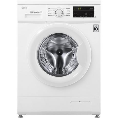 LG F4MT08WE 8Kg 1400 Spin A+++ Inverter Direct Drive Washing Machine | White