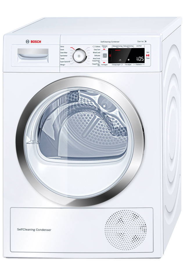 Bosch WTW87560GB 9Kg Heat Pump Condenser Tumble Dryer