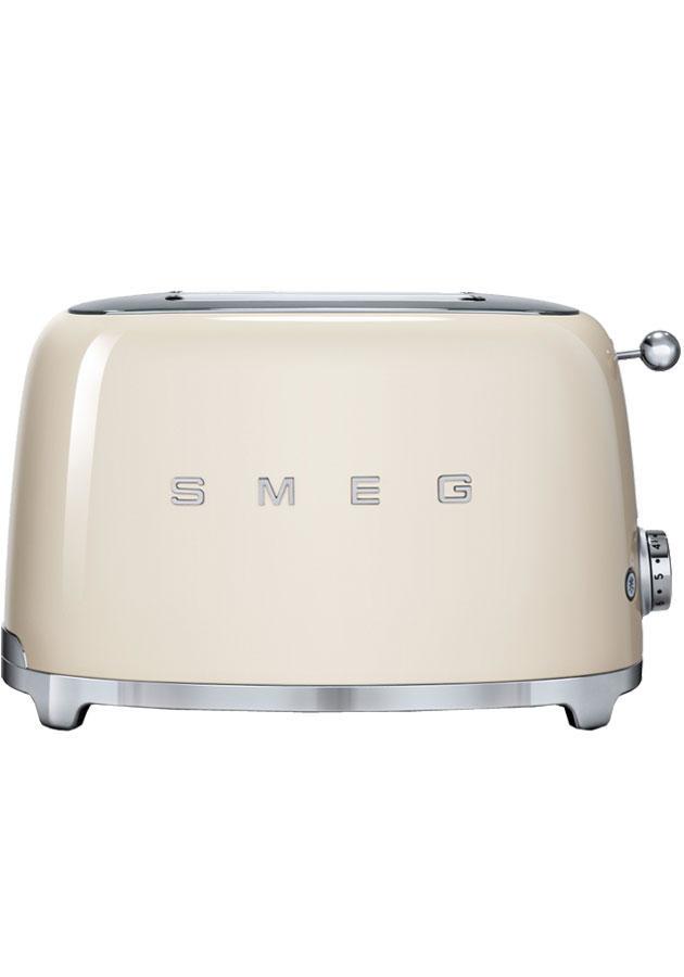 Smeg 50's Retro TSF01CRUK 2 Slice Toaster in Cream