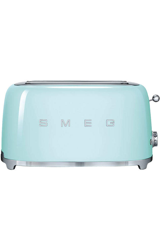 Smeg TSF02PGUK Retro 4 Slice Toaster - Pastel Green