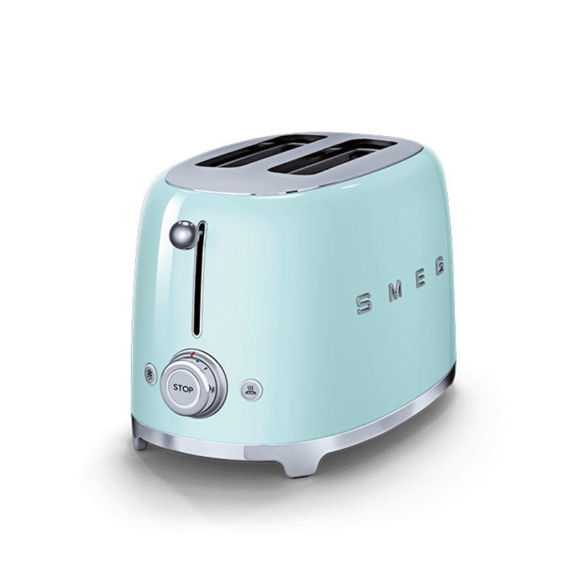 Smeg TSF01PGUK Retro 2 Slice Toaster - Pastel Green