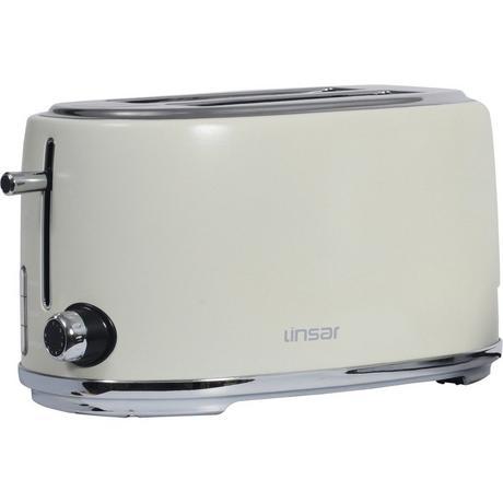 Linsar KY832CREAM 4 Slice Toaster - Cream
