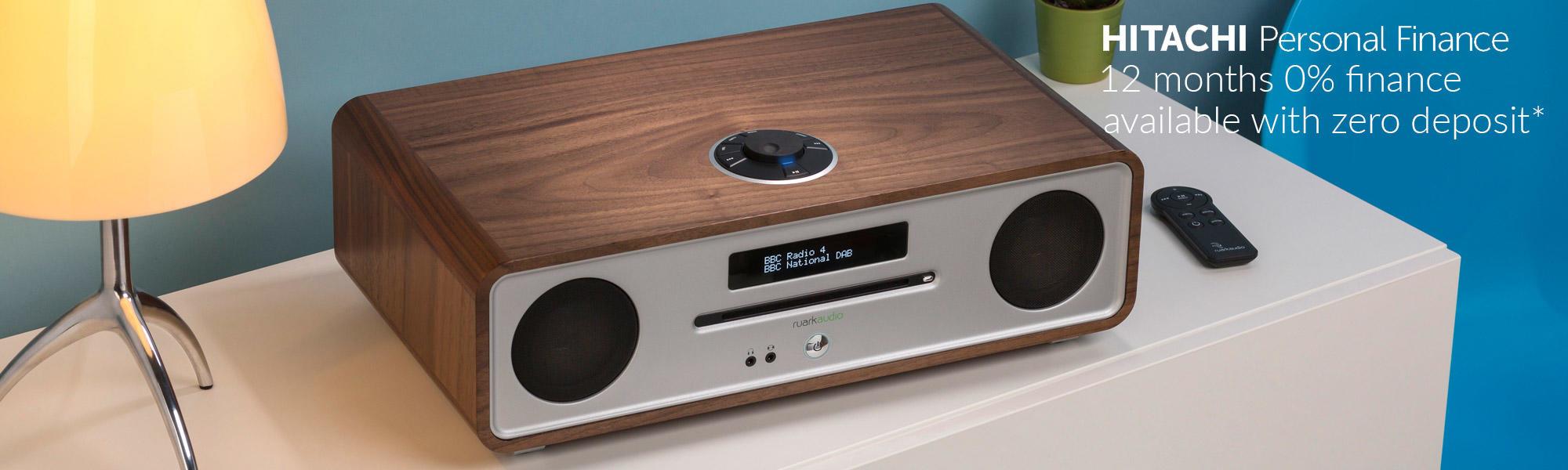 Ruark Audio R4 Mk3 Integrated Music System CD, DAB in Rich Walnut Veneer
