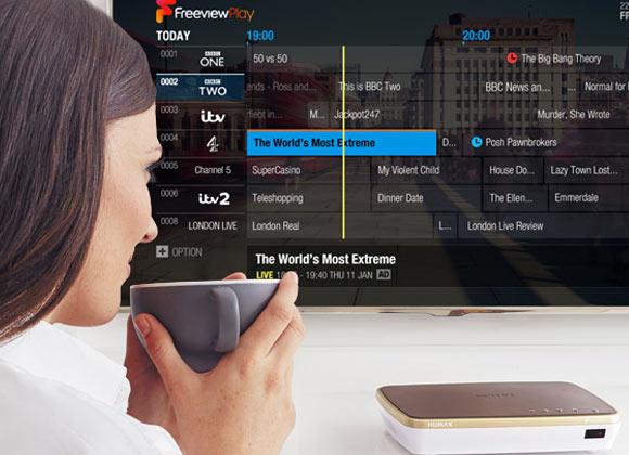 Humax FVP-4000T 1TB Freeview Play Recorder Mocha