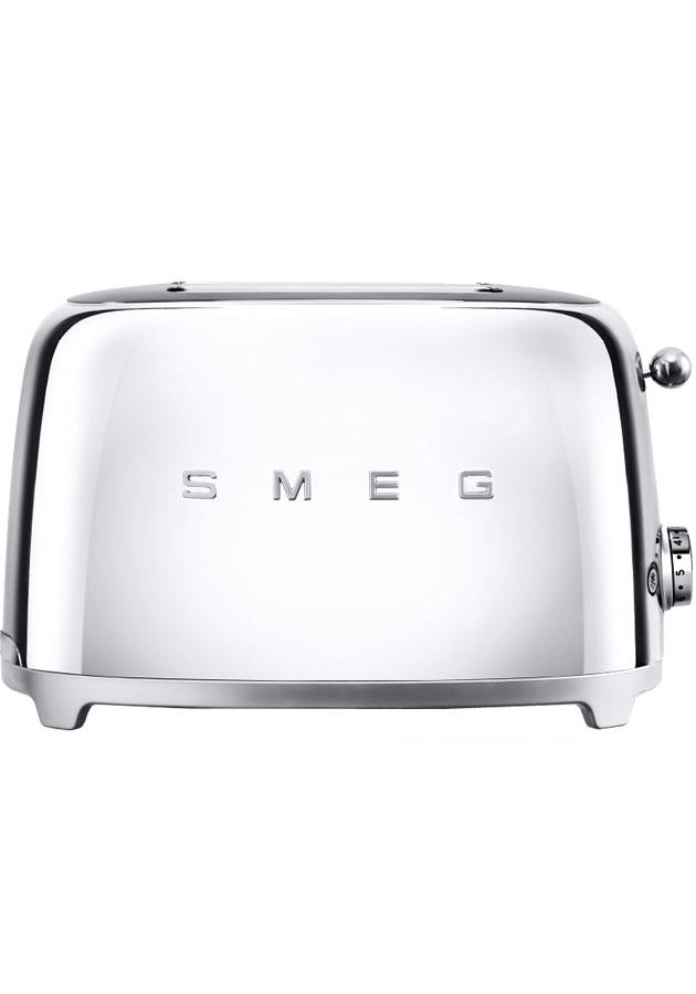 Smeg TSF01SSUK Retro 2 Slice Toaster - Chrome
